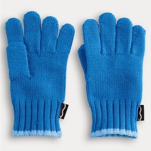 Cravola® X Kohl's Kids Solid Pop Stripe Gloves • Blue